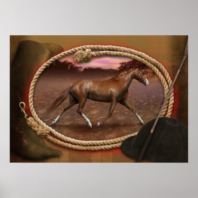 Tennessee Walker Horse "The Trotter" Poster (Front)