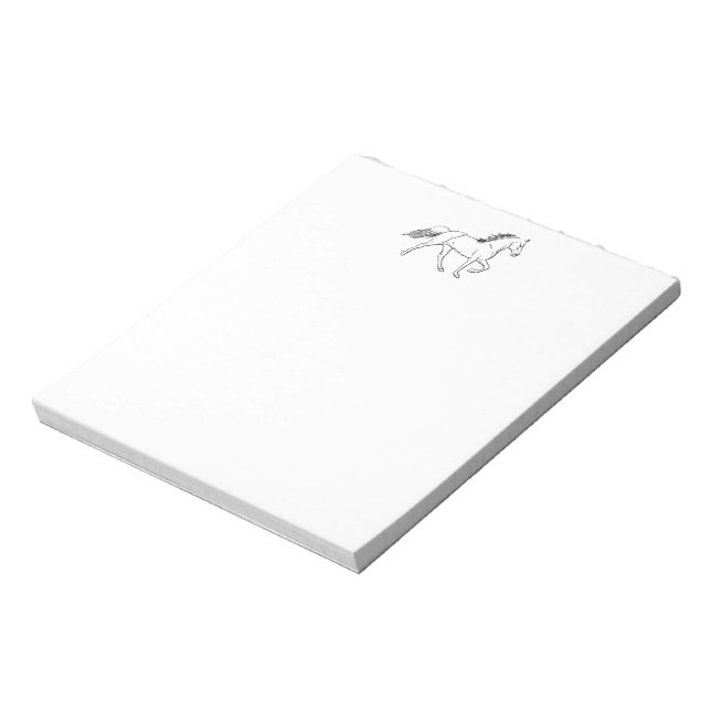 Tennessee Walking Horse Notepad (Rotated)