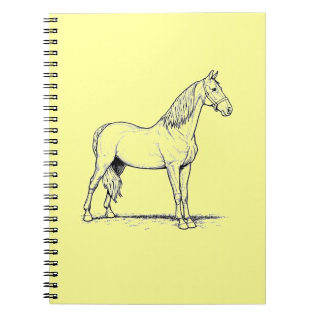Tennessee Walking Horse - Standing Notebook (Front)