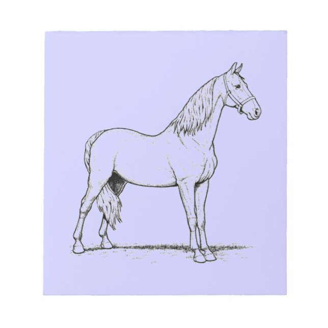 Tennessee Walking Horse - Standing Notepad (Front)