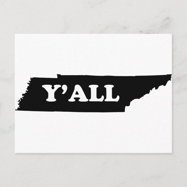 Tennessee Yall Postcard (Front)