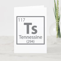Tennessine - Tennessee Science Periodic Table