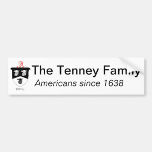 Tenney Family Bumper Sticker