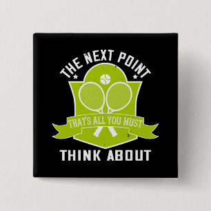 Tennis - 15 cm square badge