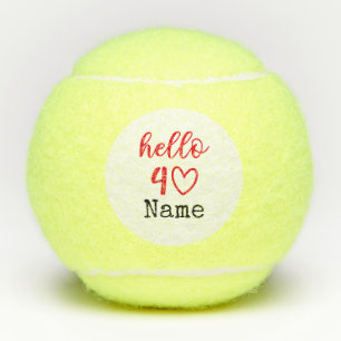 Tennis 40th Birthday Hello Forty   Balls