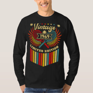 Tennis 53rd Birthday Men Women Vintage 1969 Tennis T-Shirt