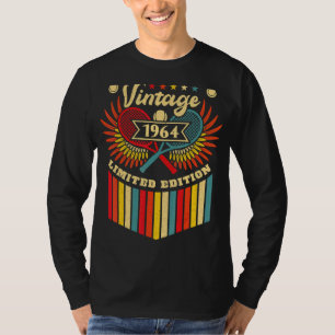 Tennis 58th Birthday Men Women Vintage 1964 Tennis T-Shirt