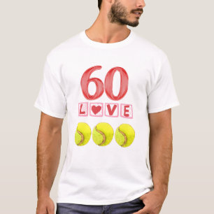 Tennis 60th Birthday for Player T-Shirt