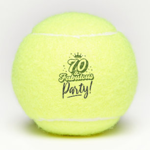 Tennis 70th Birthday Party Tennis Balls