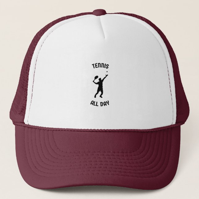 Tennis all day trucker hat (Front)