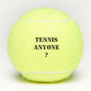 Tennis anyone modern saying customisable balls