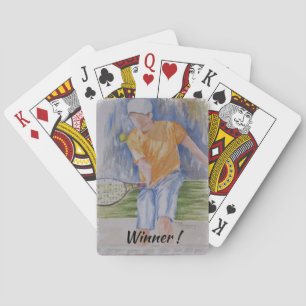 TENNIS ANYONE PLAYING CARDS