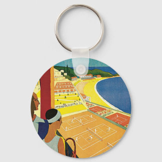 Tennis at Monte Carlo Key Ring