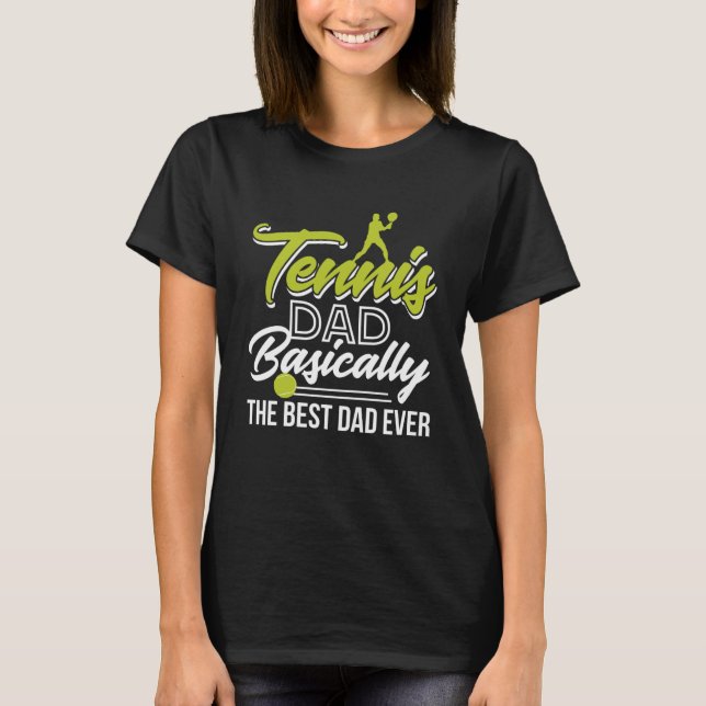 Tennis Athletes Net Tennis Trainer Coach T-Shirt (Front)