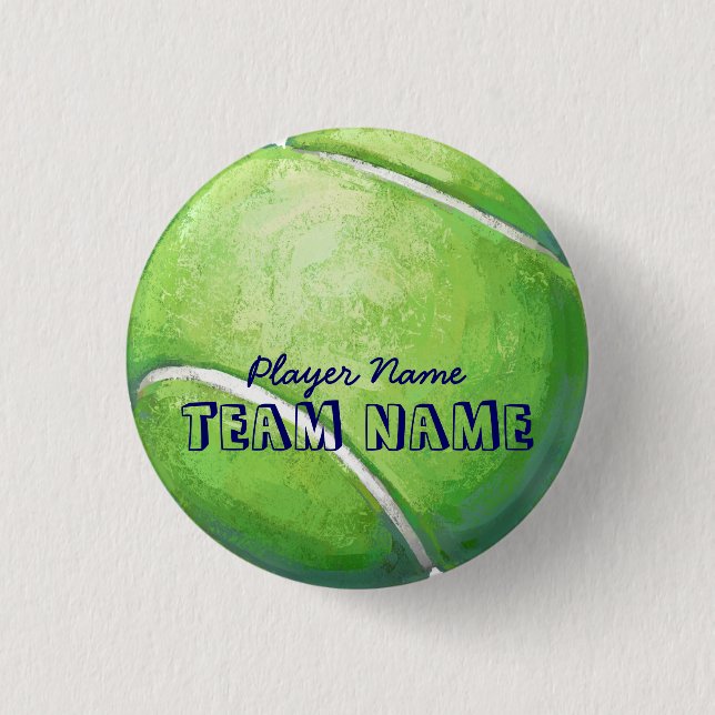 Tennis Ball 3 Cm Round Badge (Front)