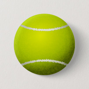 Tennis ball 6 cm round badge
