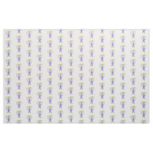 Tennis Ball and Rackets Fabric