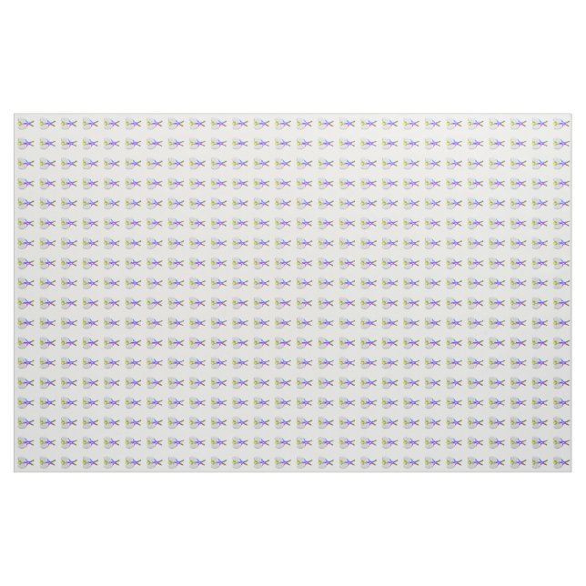 Tennis Ball and Rackets Fabric (Yard)