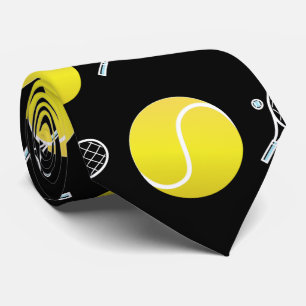 Tennis Ball Athletic Pattern Sport Coach Father's  Tie