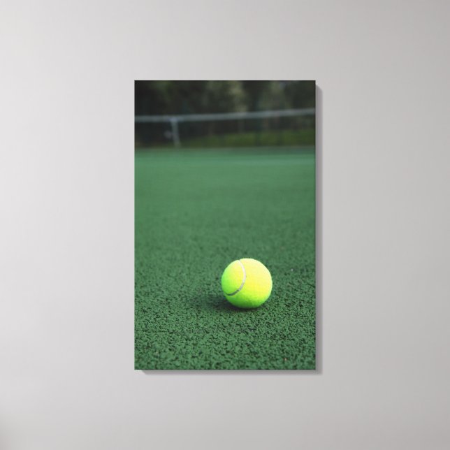 Tennis Ball Canvas Print (Front)