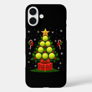 Tennis Ball Christmas Tree Festive Xmas iPhone 16 Plus Case