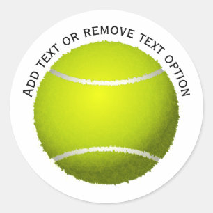 Tennis Ball Classic Round Sticker