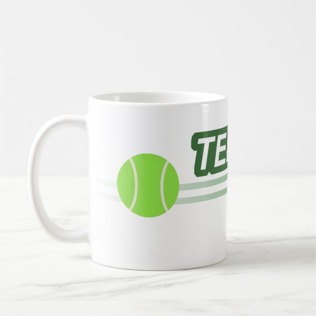 Tennis Ball Coffee Mug (Left)