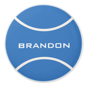 Tennis Ball Design Ceramic Pull or Knob