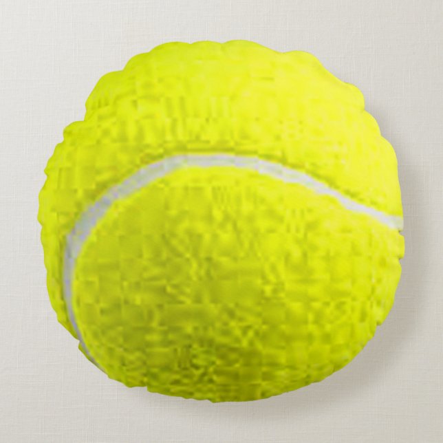 "Tennis Ball" design gifts and products Round Cushion (Front)