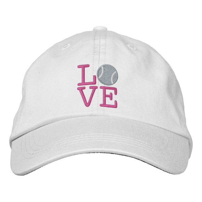 Tennis Ball Embroidered Hat (Front)