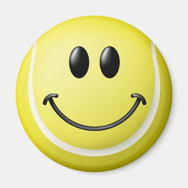 Tennis Ball Face Magnet (Front)