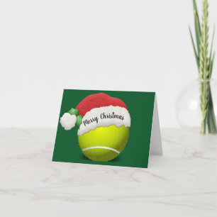 Tennis Ball Folded Greeting Card