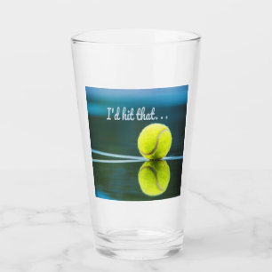 Tennis ball I'd Hit That Funny Gift Glass