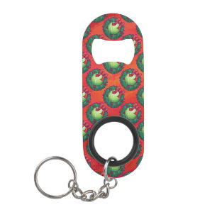 Tennis Ball in Wreath on Red