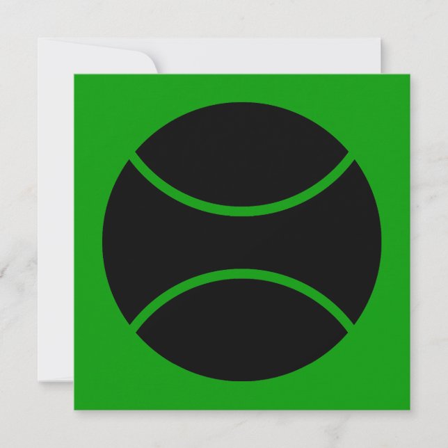 tennis ball invitation (Front)