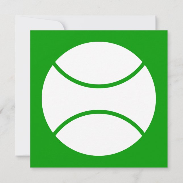 tennis ball invitation (Front)