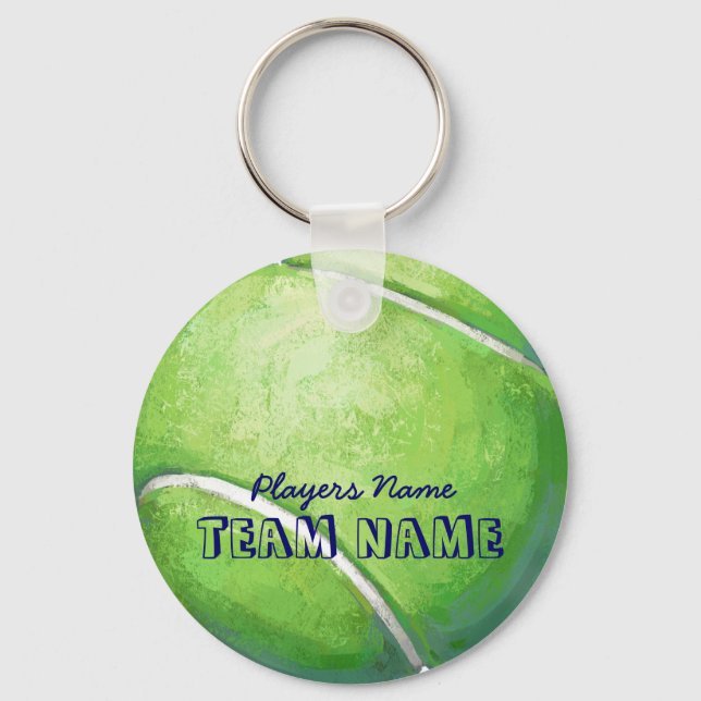 Tennis Ball Key Ring (Front)