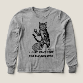 tennis ball kids,tennis shirt supporter,cat tabby