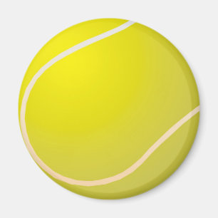 Tennis ball magnet