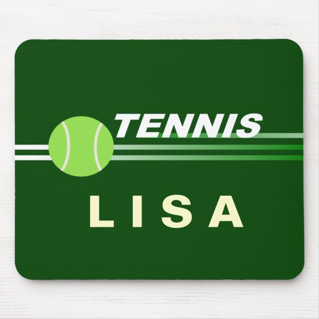 Tennis Ball Mouse Pad (Front)
