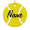 Tennis ball ornament for Christmas tree