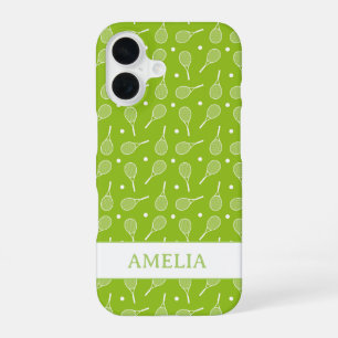 Tennis Ball Pattern iPhone 16 Case