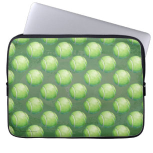 Tennis Ball Patterns Laptop Sleeve