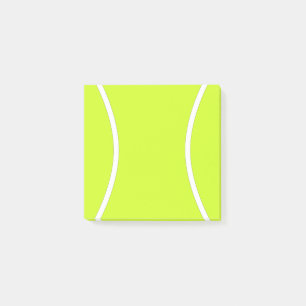 Tennis Ball Player or Coach Post-it® Notes Notepad