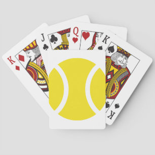 Tennis ball playing cards