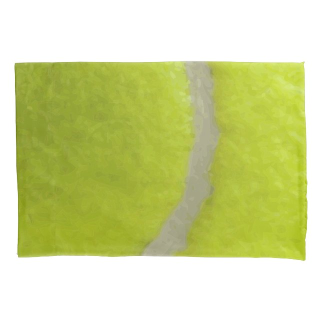 Tennis Ball Print Pattern Background Pillowcase (Front)