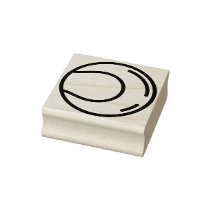 tennis-ball rubber stamp