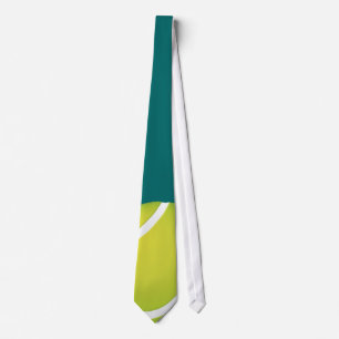 Tennis Ball Sport Gifts Tie