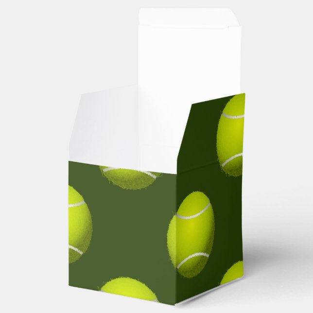 Tennis Ball Sports Favour Box (Opened)