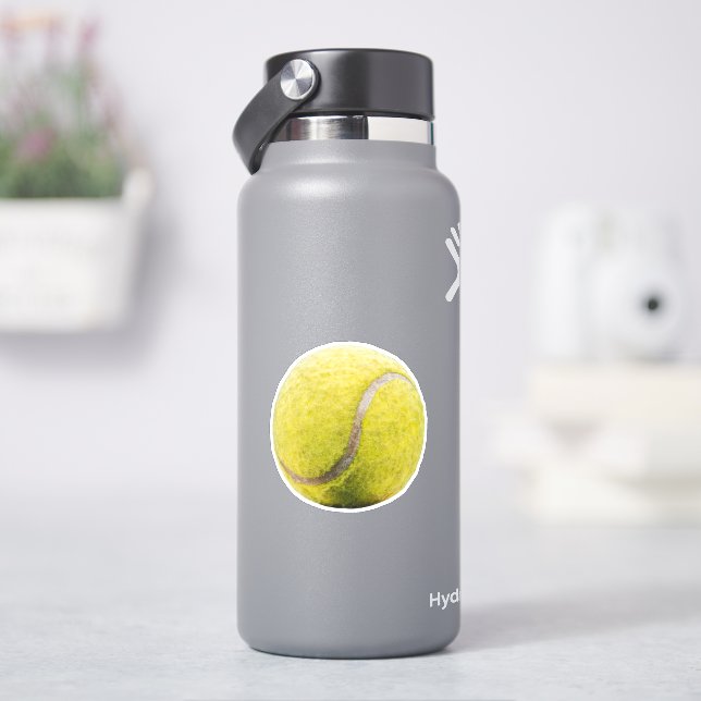 Tennis Ball Sports Photograph Sticker (HydroFlask)